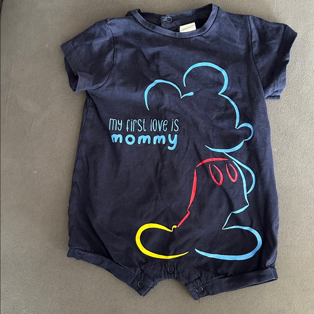 Disney Baby Navy Romper